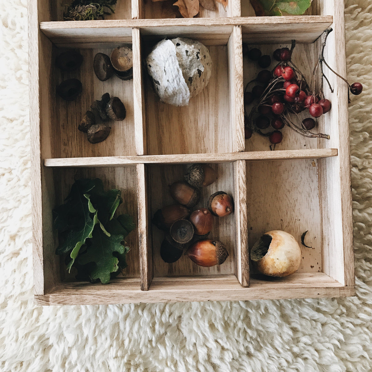 Wood Sensory Tray Flash Card Holder Display Holder 