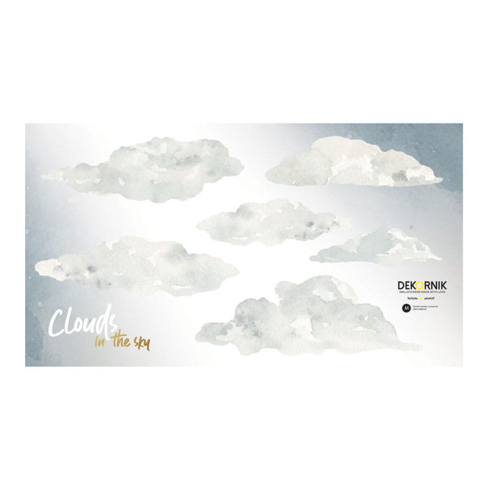 DEKORNIK Clouds in the Sky Wall Decal Set