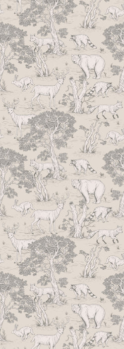 DEKORNIK Sketchbook Animals Natural Wallpaper