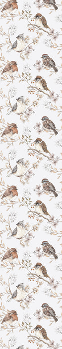 DEKORNIK White/Gray Birds Wallpaper