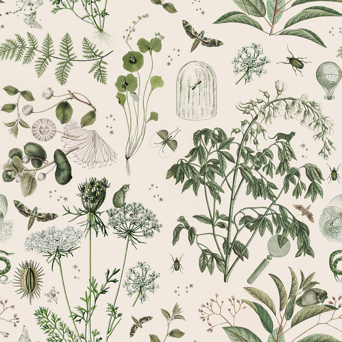 DEKORNIK Green Botanical Stories Wallpaper