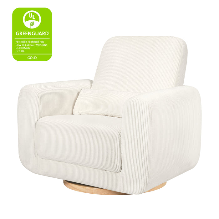 Babyletto Tuba Extra Wide Swivel Glider in Corduroy