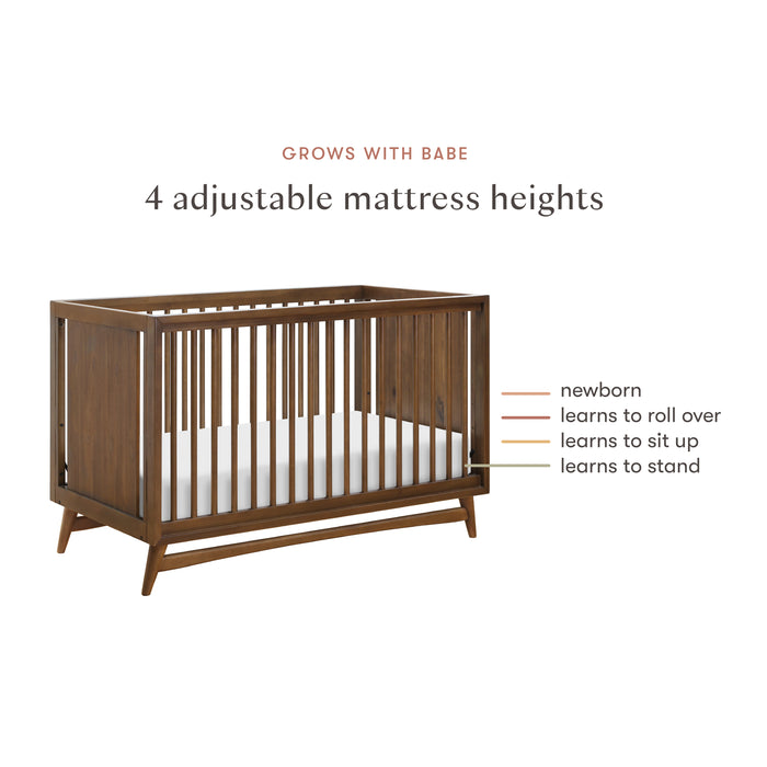 Babyletto Peggy 3-in-1 Convertible Crib with Toddler Bed Conversion Kit