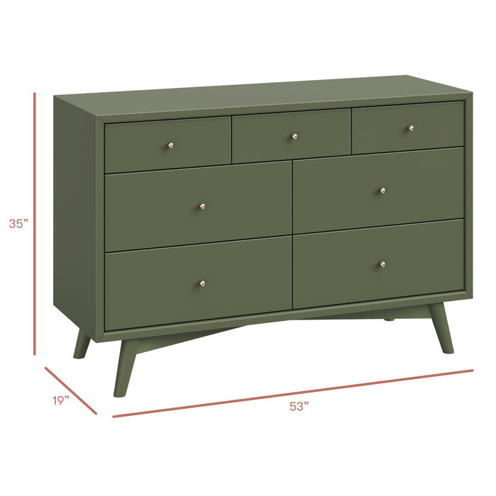 Babyletto Palma 7-Drawer Assembled Double Dresser