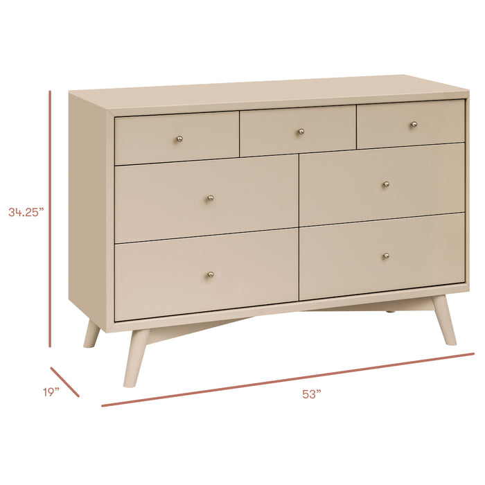 Babyletto Palma 7-Drawer Assembled Double Dresser