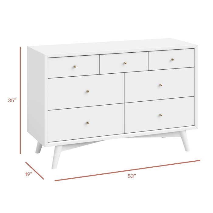 Babyletto Palma 7-Drawer Assembled Double Dresser