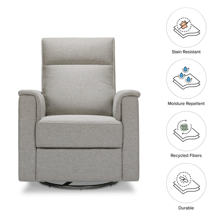 Namesake Willa Recliner in Eco-Performance Fabric | Water Repellent & Stain Resistant