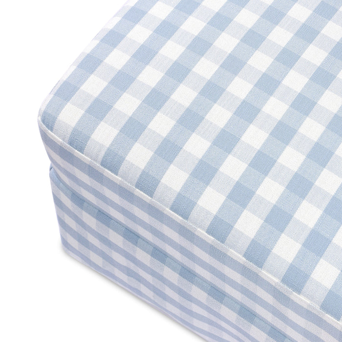 Namesake Crawford Gliding Ottoman in Gingham