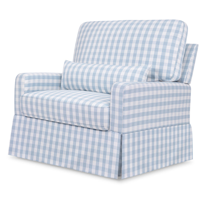 Namesake Crawford Pillowback Chair-and-a-Half Comfort Swivel Glider