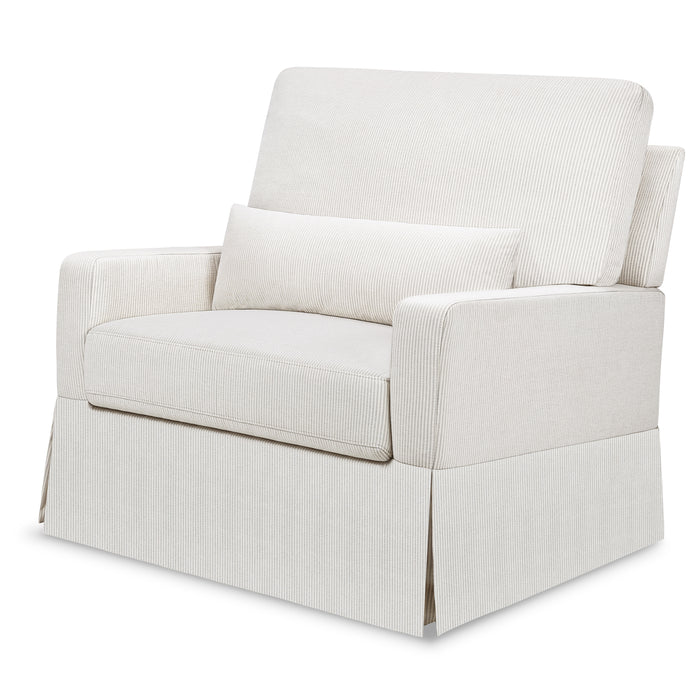 Namesake Crawford Pillowback Chair-and-a-Half Comfort Swivel Glider