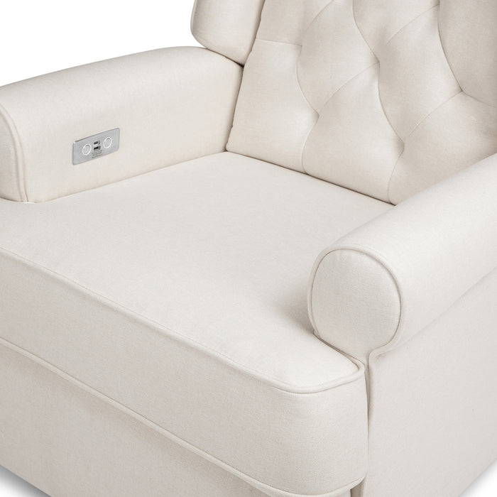 Namesake Harbour Electronic Recliner and Swivel Glider in Eco-Performance Fabric with USB Port