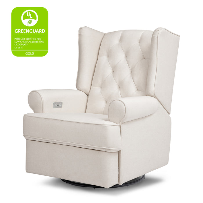 Namesake Harbour Electronic Recliner and Swivel Glider in Eco-Performance Fabric with USB Port