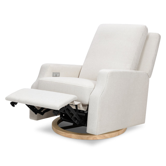 Namesake Crewe Electronic Recliner and Swivel Glider in Eco-Performance Fabric