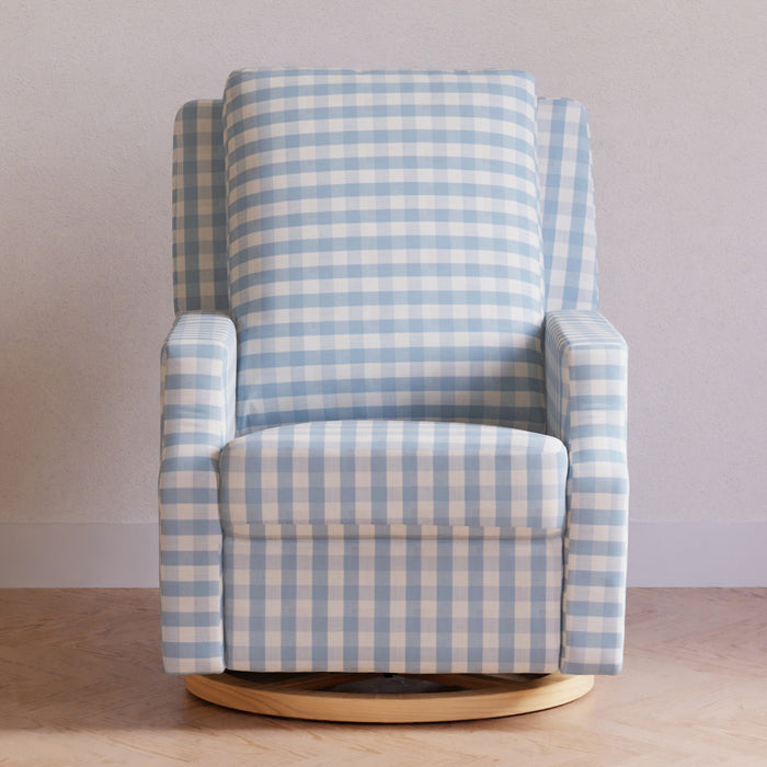 Namesake Crewe Recliner and Swivel Glider in Gingham