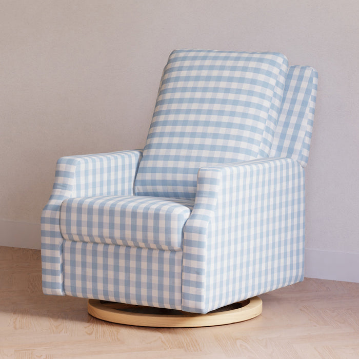 Namesake Crewe Recliner and Swivel Glider in Gingham