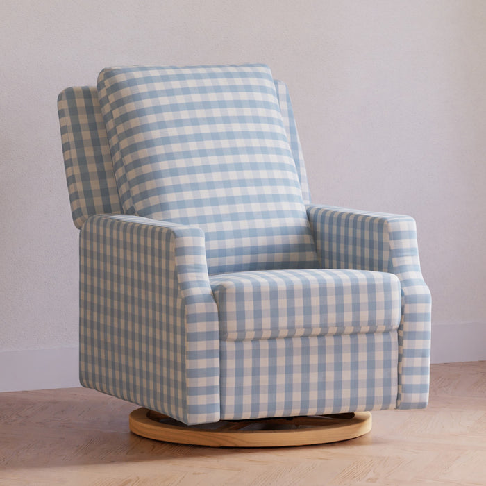 Namesake Crewe Recliner and Swivel Glider in Gingham