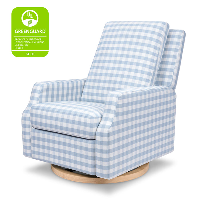 Namesake Crewe Recliner and Swivel Glider in Gingham