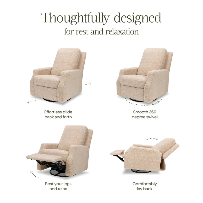 Namesake Crewe Recliner and Swivel Glider in Shearling