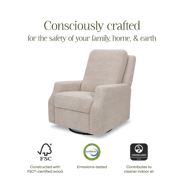 Namesake Crewe Recliner and Swivel Glider in Shearling