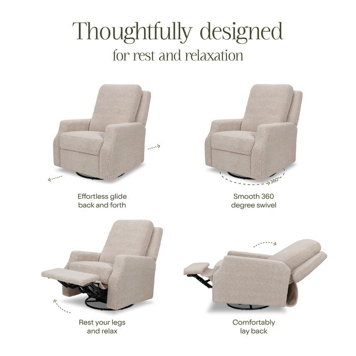 Namesake Crewe Recliner and Swivel Glider in Shearling