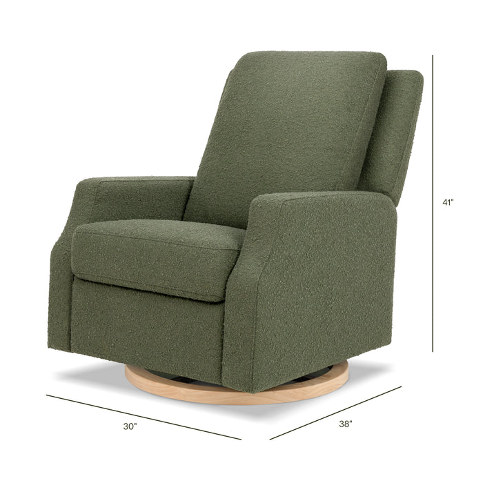 Namesake Crewe Recliner and Swivel Glider in Boucle