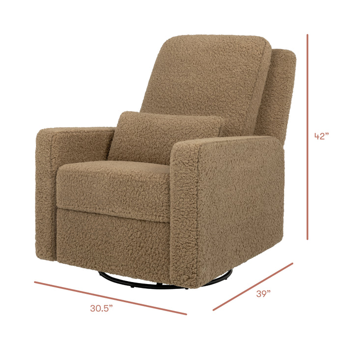 Babyletto Sigi Recliner and Swivel Glider in Shearling