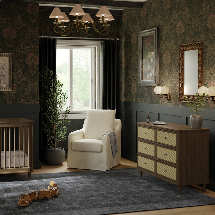 Namesake Marin with Cane 6-Drawer Assembled Dresser