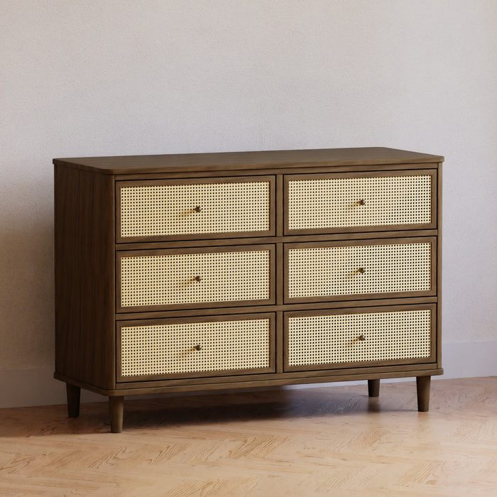 Namesake Marin with Cane 6-Drawer Assembled Dresser