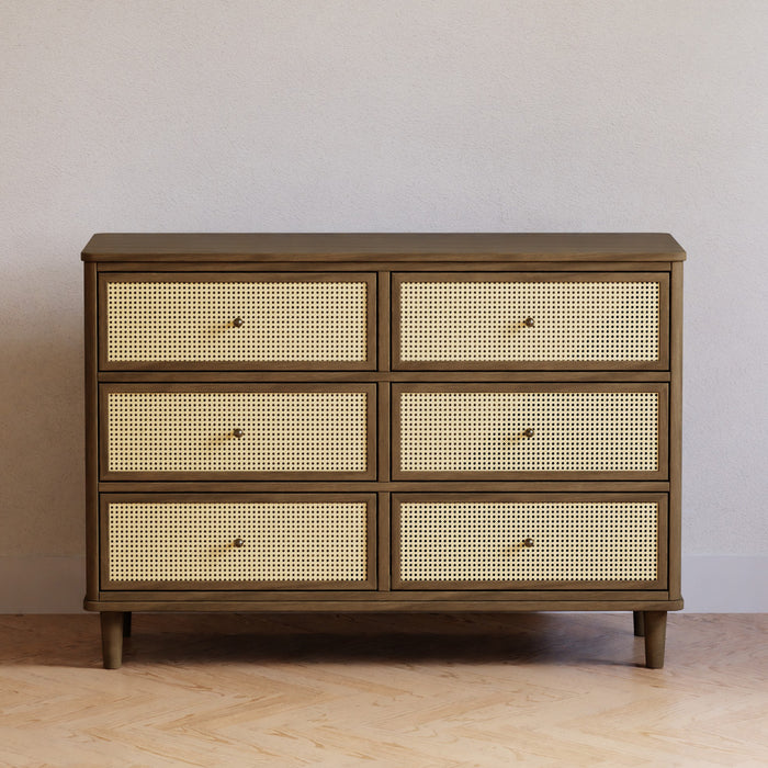 Namesake Marin with Cane 6-Drawer Assembled Dresser