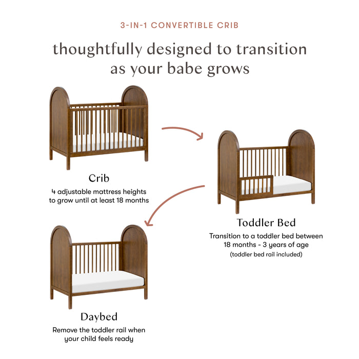 Babyletto Bondi 3-in-1 Convertible Crib