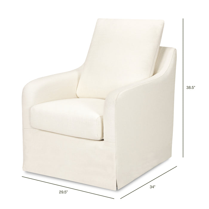 Namesake Reese Slipcover Swivel Glider