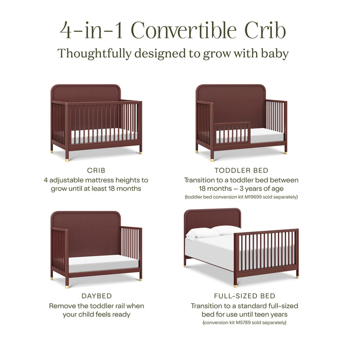 Namesake Brimsley Tambour 4-in-1 Convertible Crib