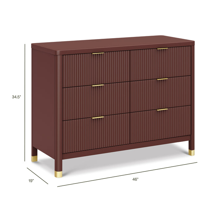 Namesake Brimsley Tambour 6-Drawer Assembled Dresser