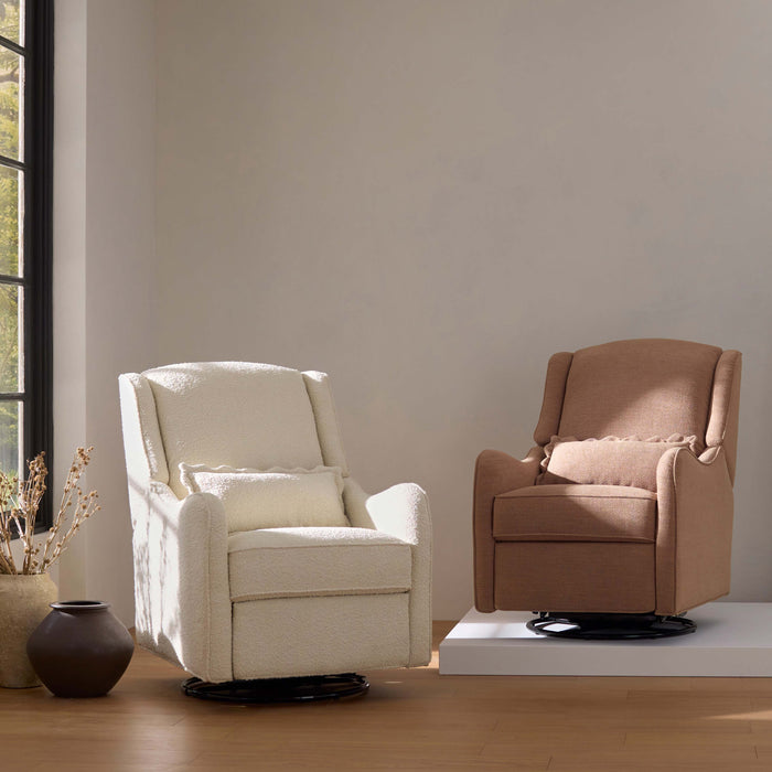 Namesake Devon Recliner and Swivel Glider in Boucle