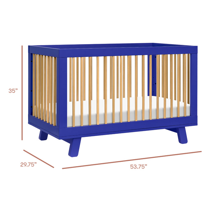 Babyletto Hudson 3-in-1 Convertible Crib with Toddler Bed Conversion Kit