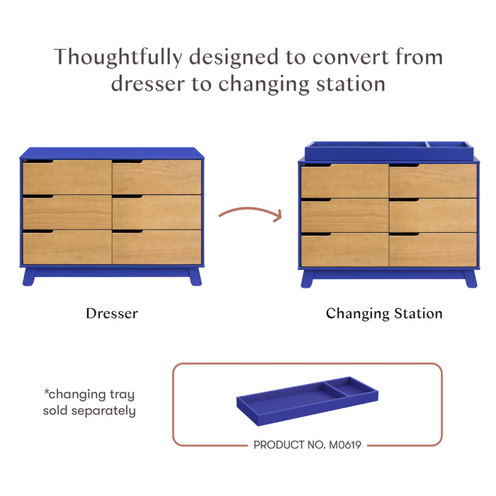 Babyletto Hudson 6-Drawer Assembled Double Dresser