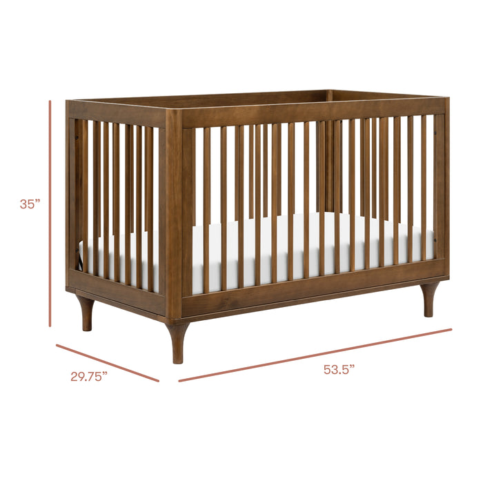 Babyletto Lolly 3-in-1 Convertible Crib with Toddler Bed Conversion Kit