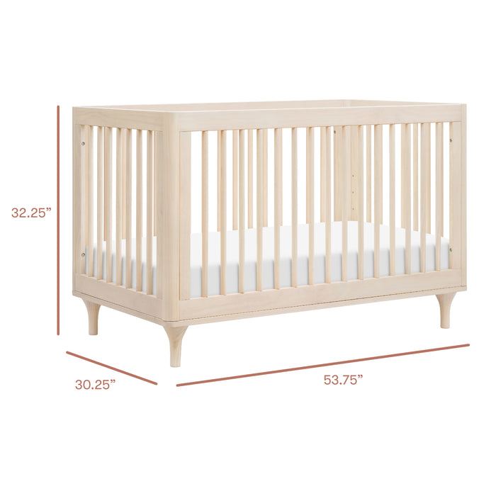 Babyletto Lolly 3-in-1 Convertible Crib with Toddler Bed Conversion Kit