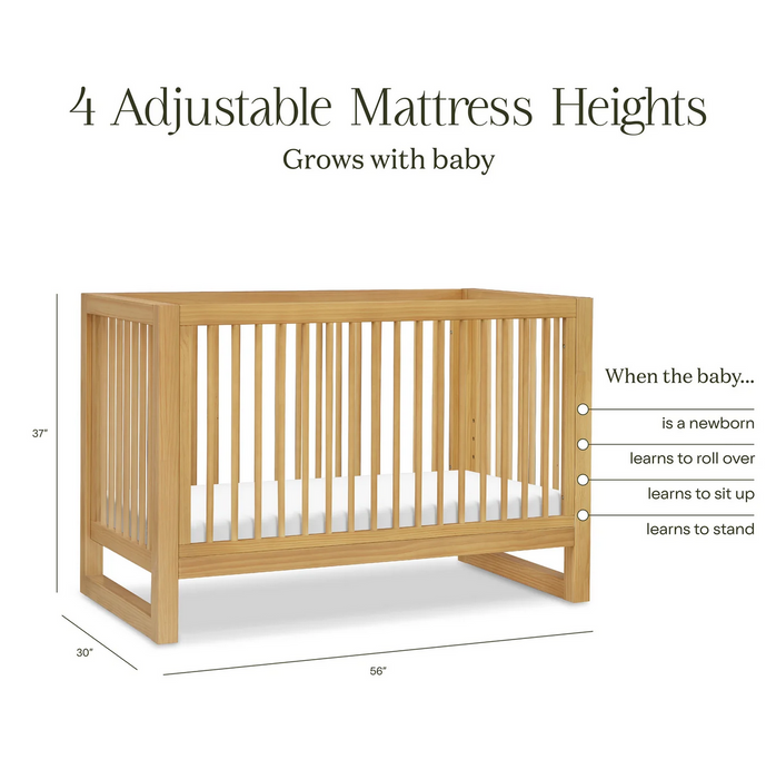 Namesake Nantucket 3-in-1 Convertible Crib with Toddler Bed Conversion Kit