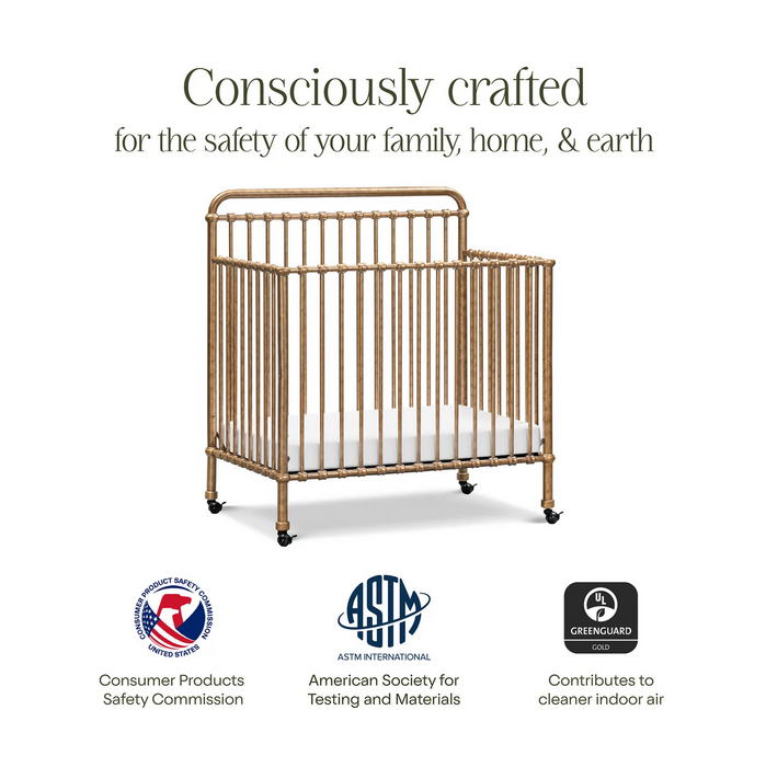 Namesake Winston 4-in-1 Convertible Mini Crib