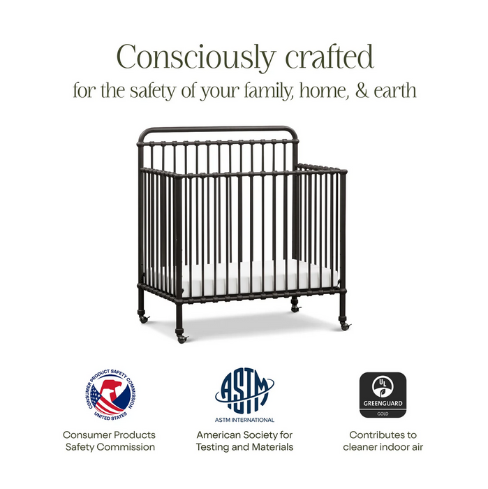 Namesake Winston 4-in-1 Convertible Mini Crib