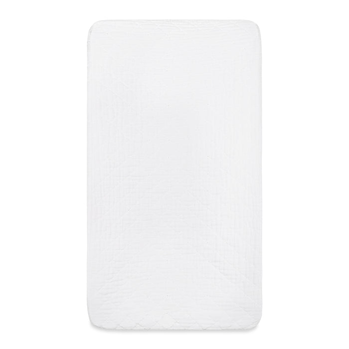 Babyletto Quilted Changing Pad Cover in GOTS Certified Organic Muslin Cotton