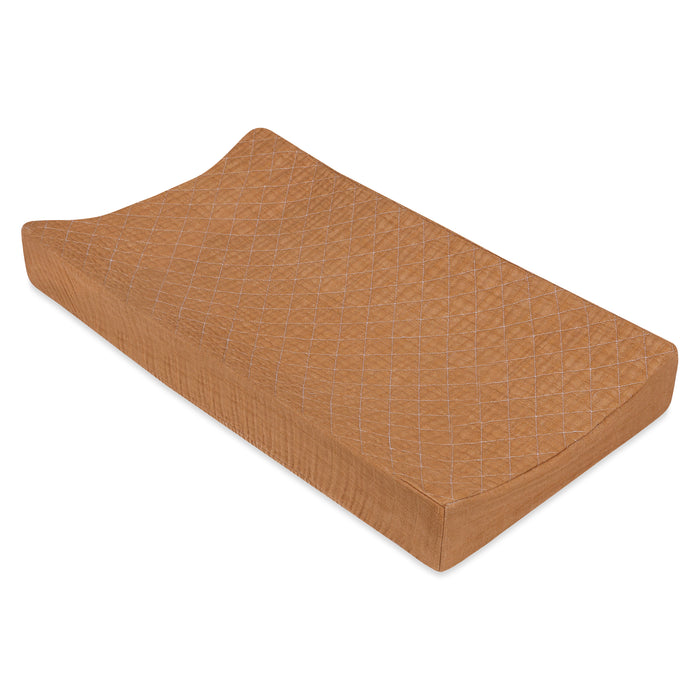 Babyletto Quilted Changing Pad Cover in GOTS Certified Organic Muslin Cotton