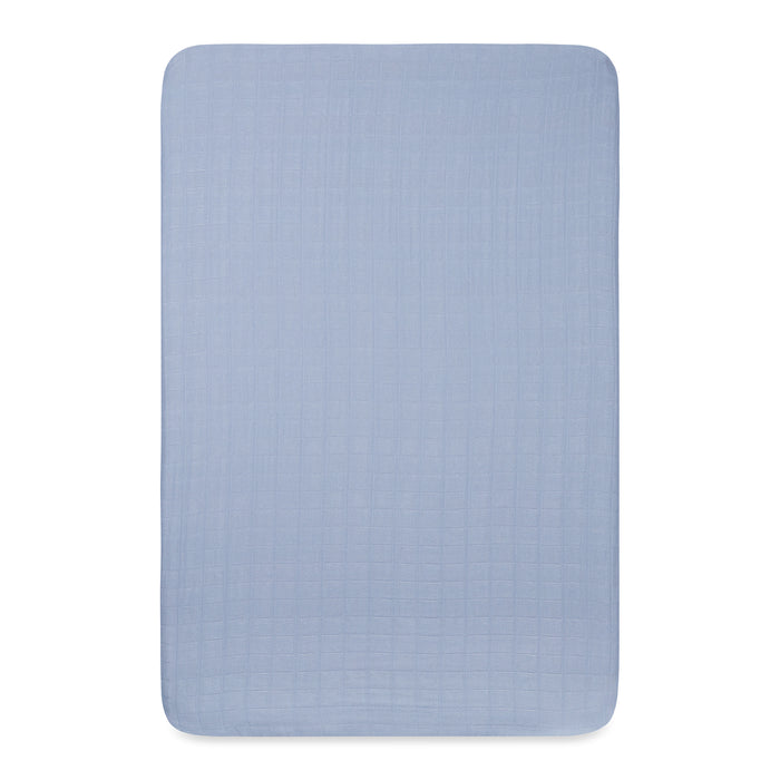 Babyletto Mini Crib Sheet in GOTS Certified Organic Muslin Cotton