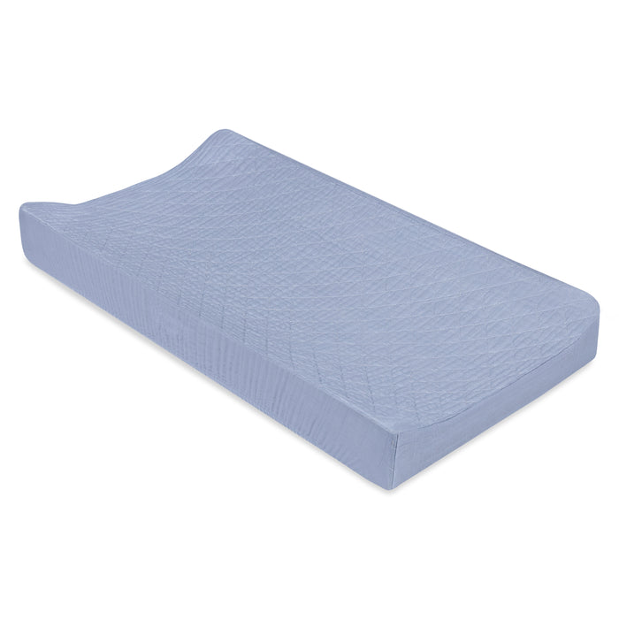 Babyletto Quilted Changing Pad Cover in GOTS Certified Organic Muslin Cotton