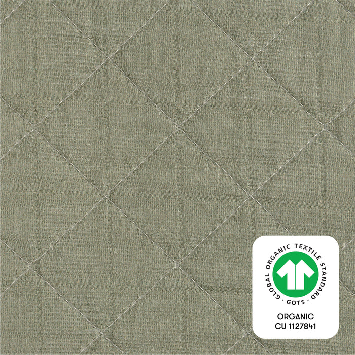 Babyletto Quilted Changing Pad Cover in GOTS Certified Organic Muslin Cotton