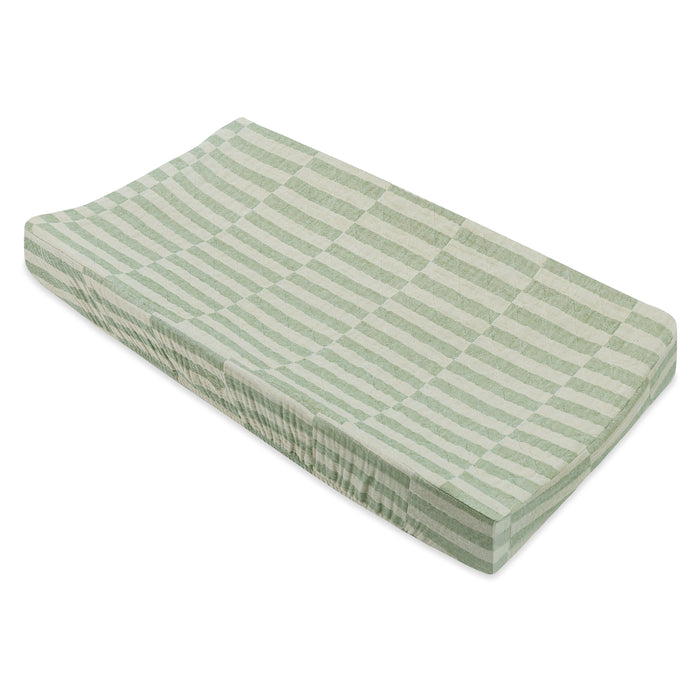 Babyletto Quilted Changing Pad Cover in GOTS Certified Organic Muslin Cotton