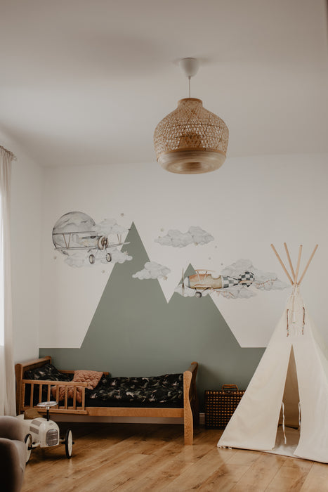 DEKORNIK Planes Wall Decal Set