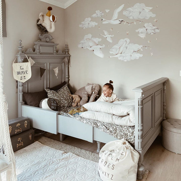 DEKORNIK Swans Wall Decal Set