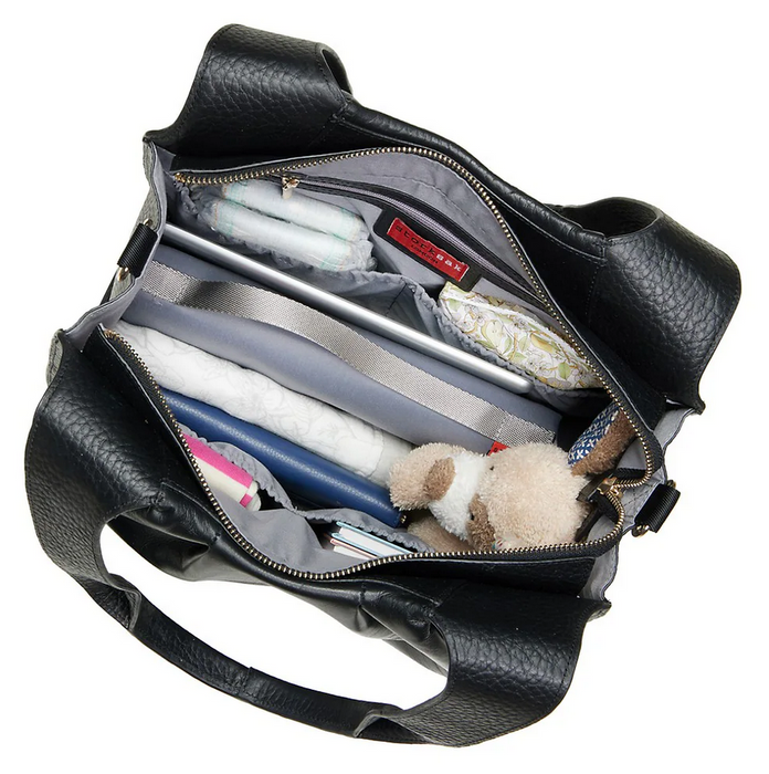 Shop Storksak Alyssa Leather Diaper Bag Backpack